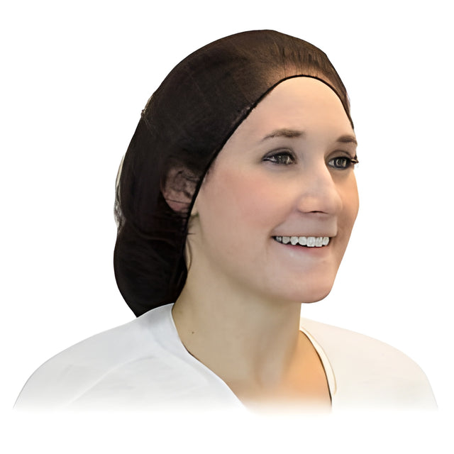 Polyester Mesh Hairnets, Brown, 21" – 100/Bag