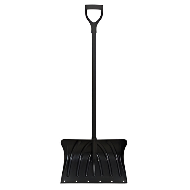 Polypropylene Snow Shovel, with Steel Wear Strip, 19-3/4" Wide Blade