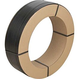 Polypropylene Strapping, Black, 1/2" x 5,600', 16 x 6 Core- 1 Each