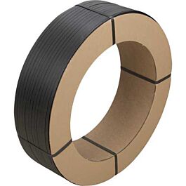 Polypropylene Strapping, Black, 1/2" x 7,200', 16 x 6 Core- 1 Each