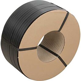 Polypropylene Strapping, Black, 5/8"" x 6,000', 8 x 8 Core- 1 Each