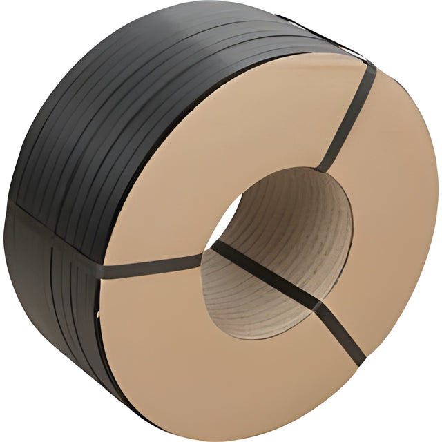 Polypropylene Strapping, Black, 5/8"" x 6,000', 8 x 8 Core