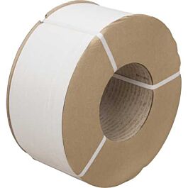 Polypropylene Strapping, White, 3/8" x 12,900', 8 x 8 Core- 1 Each