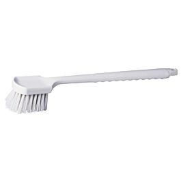 Pot Brush, Long Handle, 20", White- 6 / Case