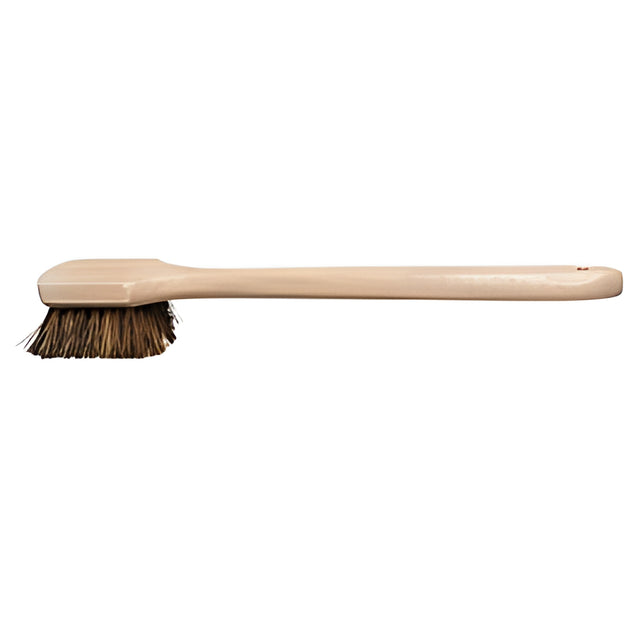 Pot Brush, Long Handle, Wood Block, Bassine Fibre – 12/Case