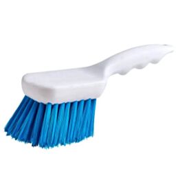 Pot Brush, Short Handle, Blue- 12 / Case