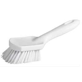 Pot Brush, Short Handle, White- 12 / Case