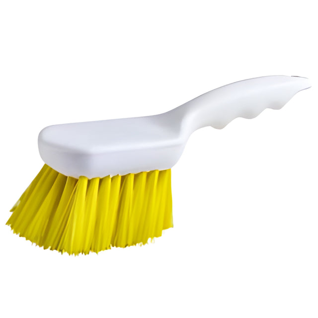 Pot Brush, Short Handle, Yellow – 12/Case