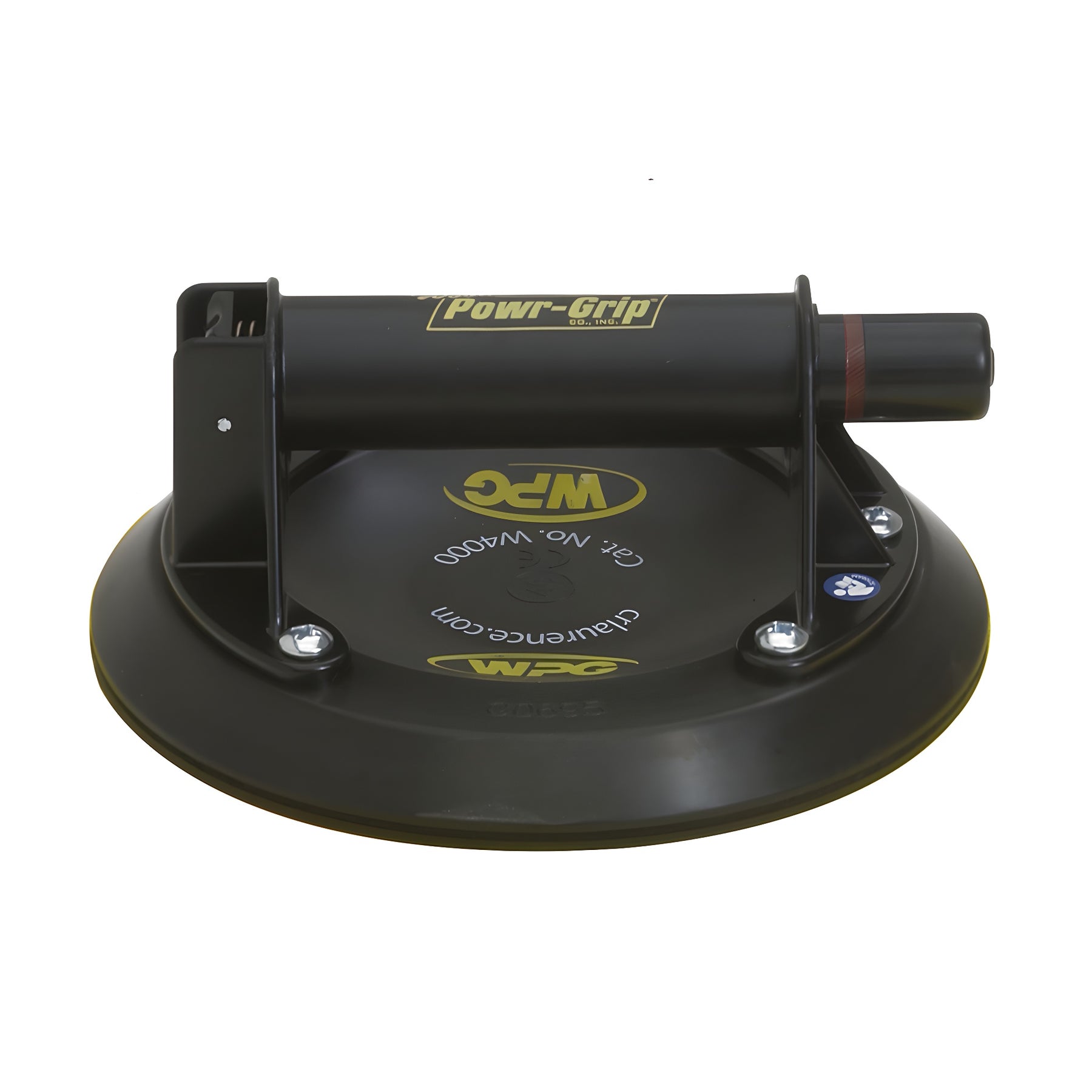 CRL Wood's Powr-Grip® 8" for Non-porous Flat Surfaces ABS Handle Vacuum Cup