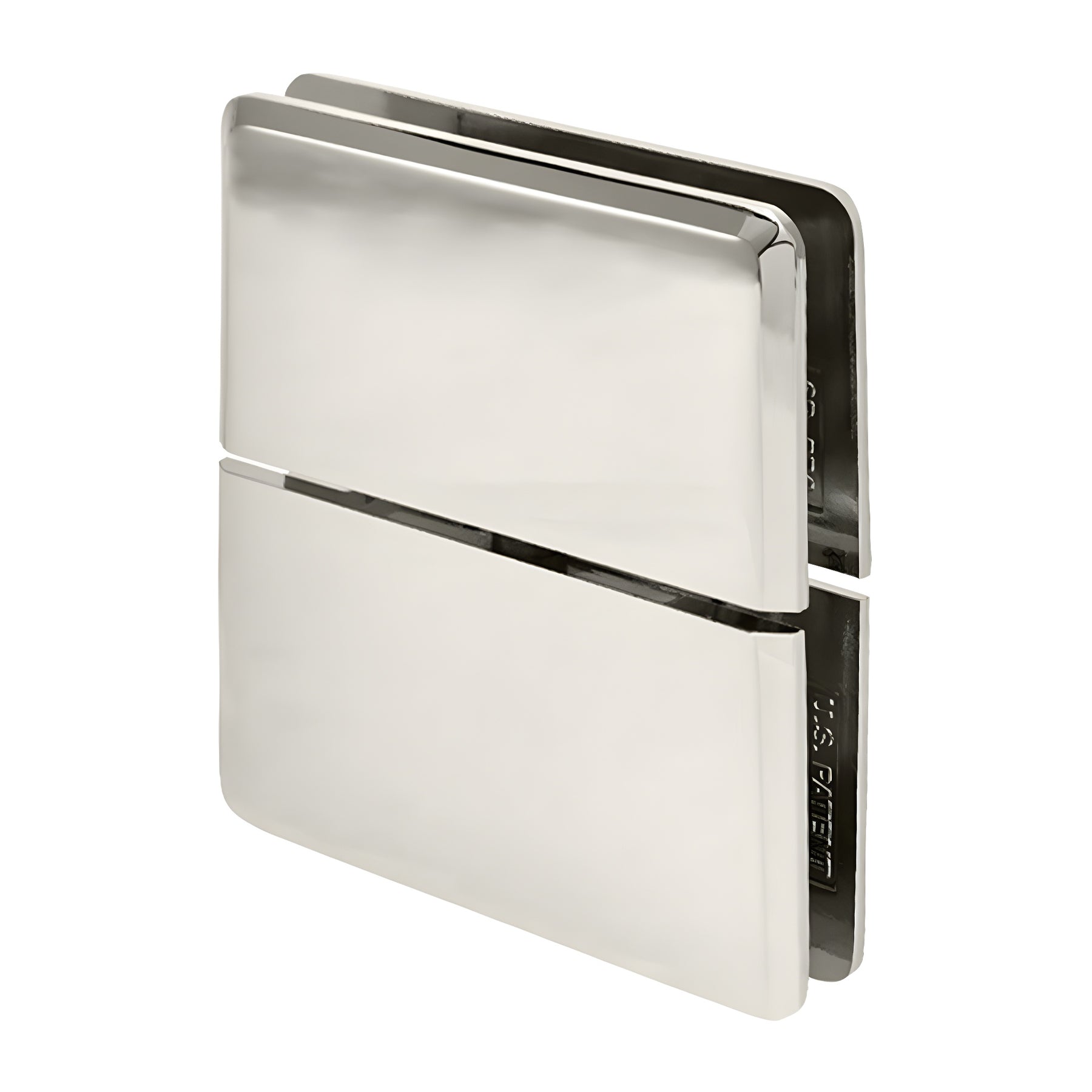 CRL Polished Nickel Prima 02 Series Glass-To-Glass Mount Hinge