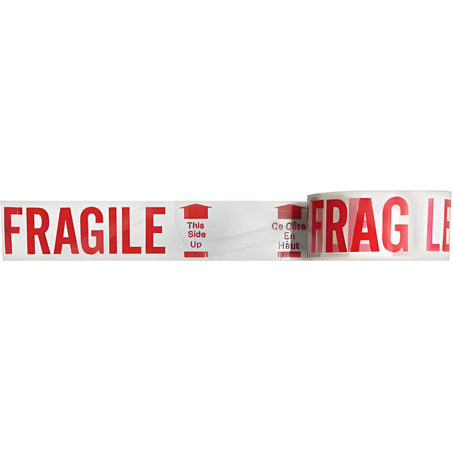Printed Poly Tape "Fragile", 48mm x 60m- Roll