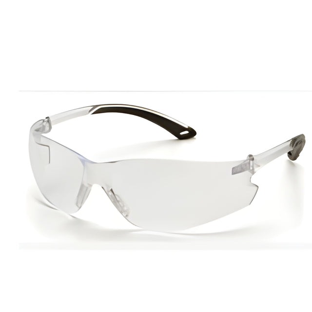 Pyramex, Itek Safety Glasses, Anti-fog Clear Lens, Integrated nosepiece – 12 Pairs/Box