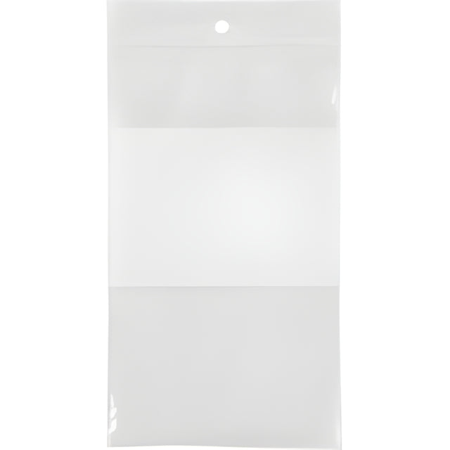 Recloseable Bag, 2 mil, White Block,6x9 – 1,000/Box