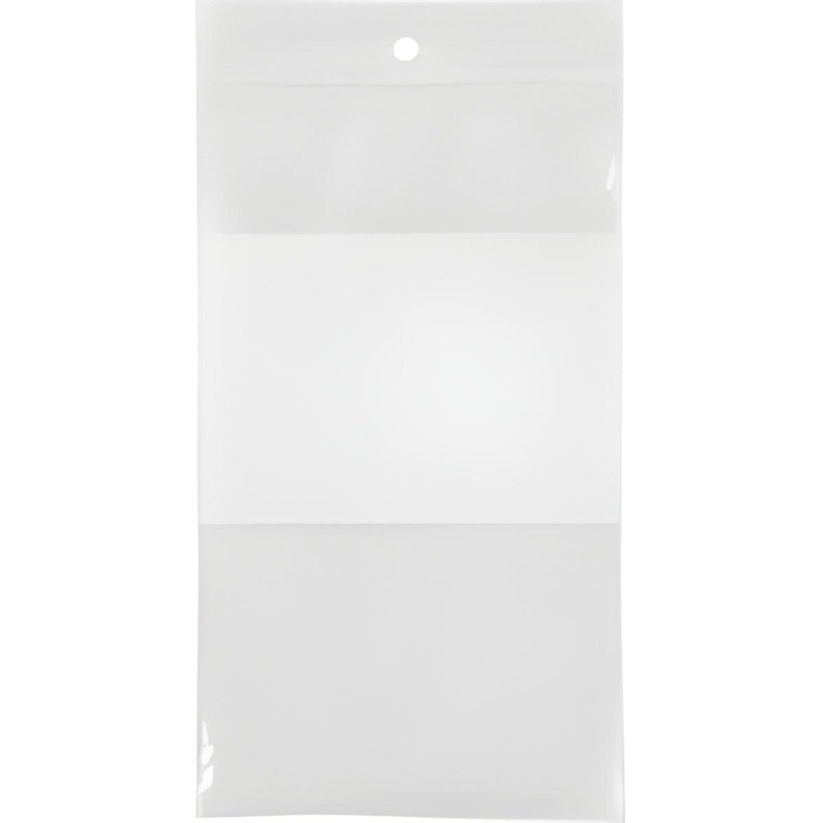 Recloseable Bags, 2 mil, White Block, 3 x 5- 1000 / Box