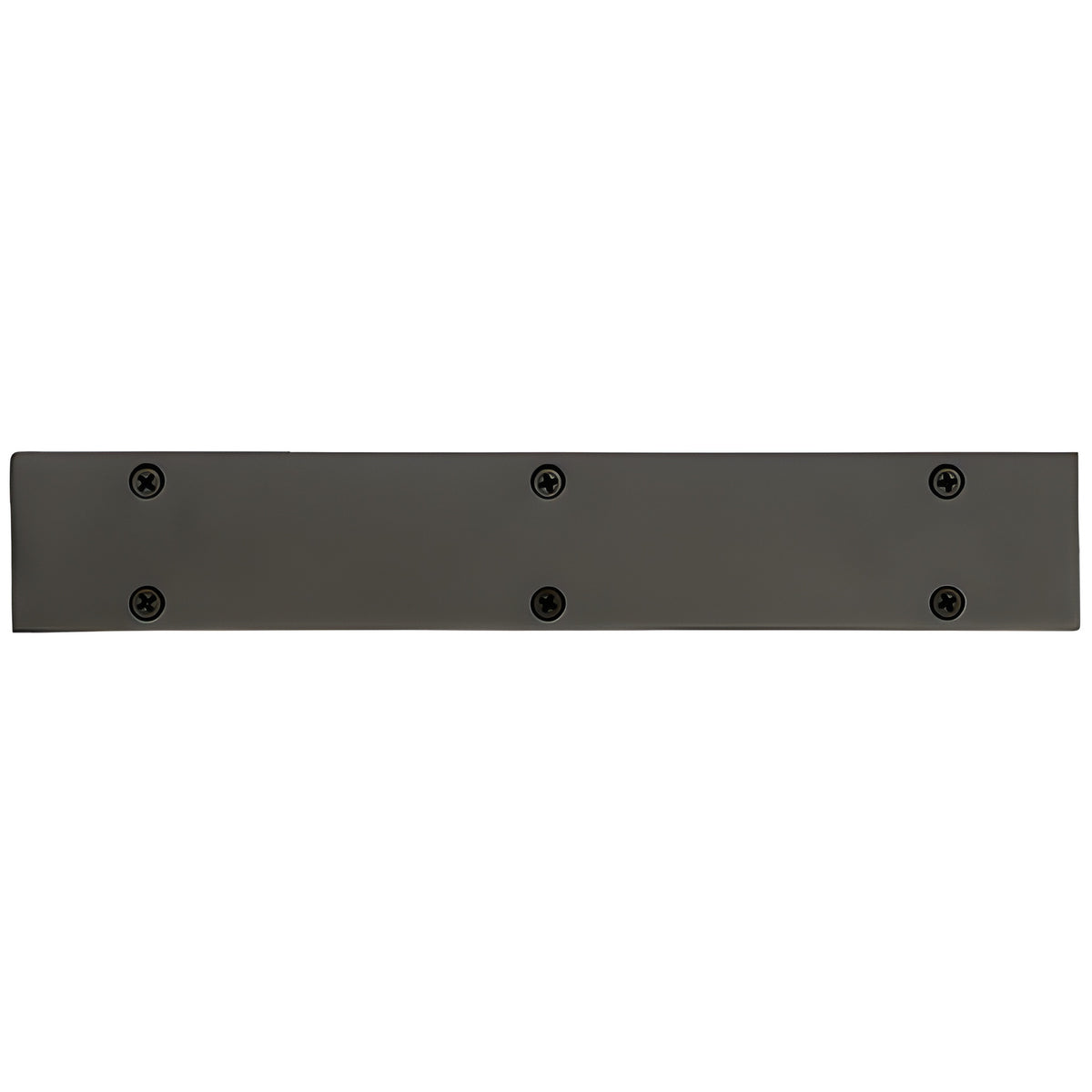 Rectangular Tube End Cap Black Bronze Anodize Finish