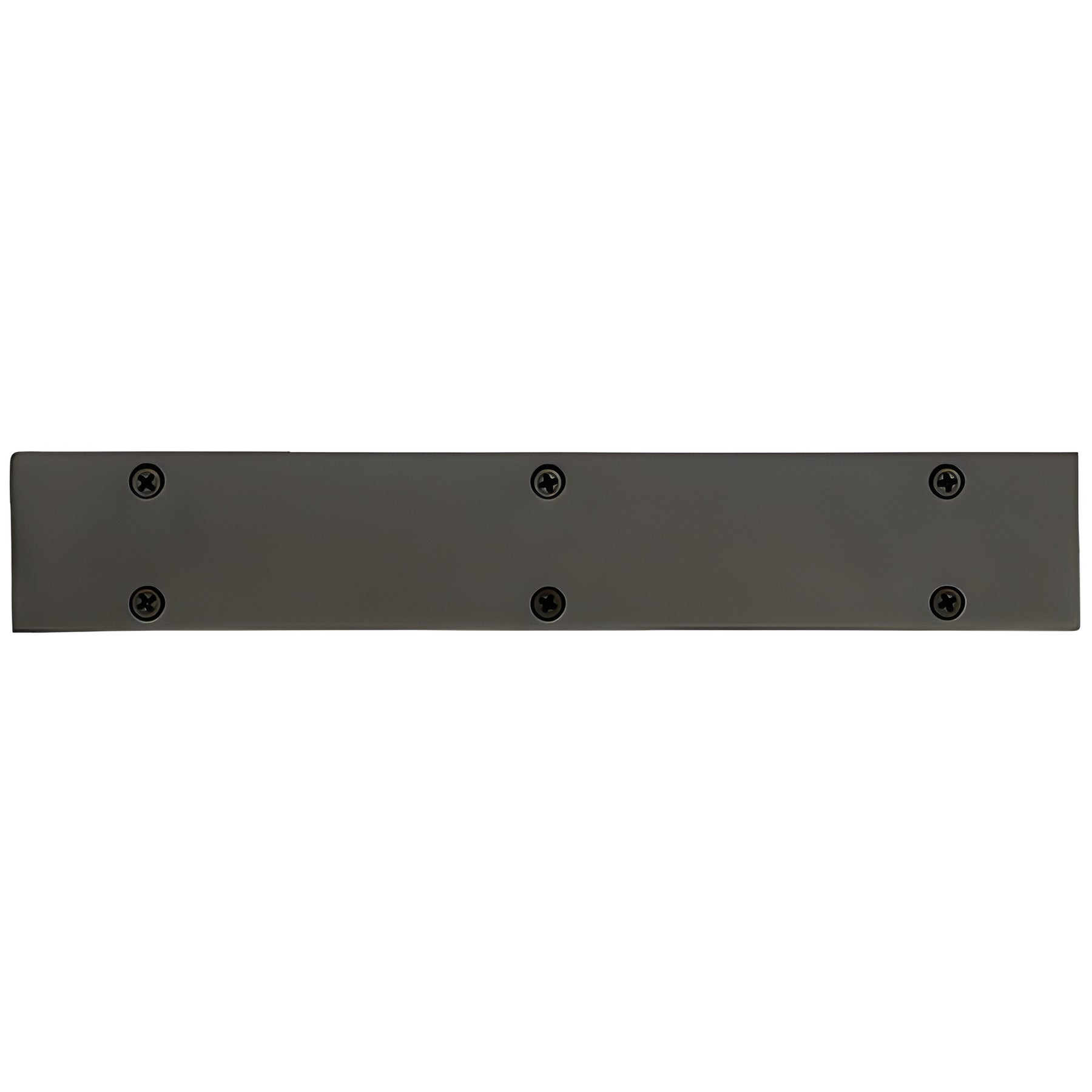 Rectangular Tube End Cap Black Bronze Anodize Finish