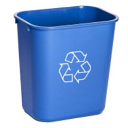 Recycling Container, Blue, 28 Quart- 10 / Case