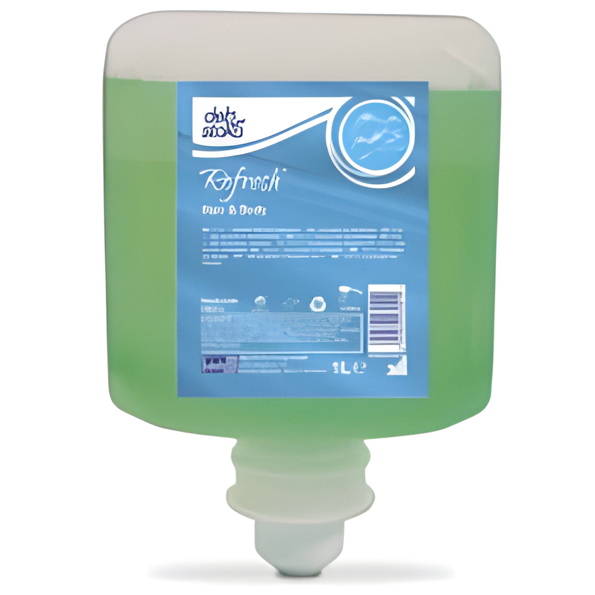 Refresh Hair & Body Refreshing 2-in-1 Hospitality Shower Gel and Shampoo - 1 L x 6 Cartridges / Case