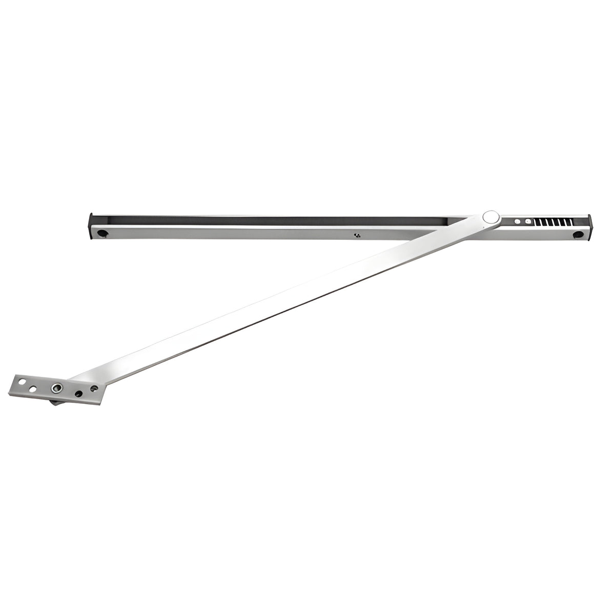 Rixson® Aluminum Multi-Function 10 Series Surface Mount Overhead Stop and Holder - 30-1/16" to 38"