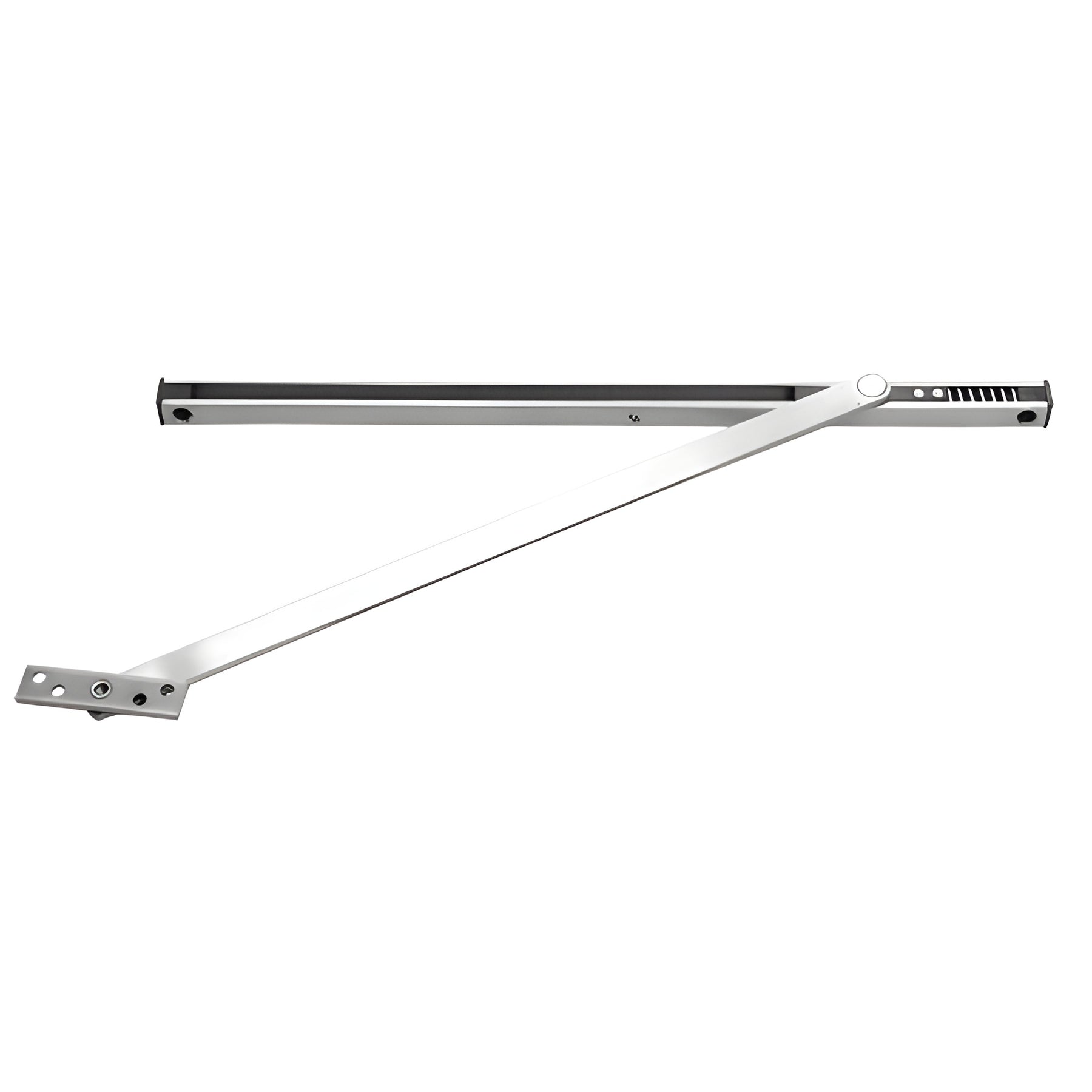 Rixson® Aluminum Multi-Function 10 Series Surface Mount Overhead Stop and Holder - 42-1/16" to 48"