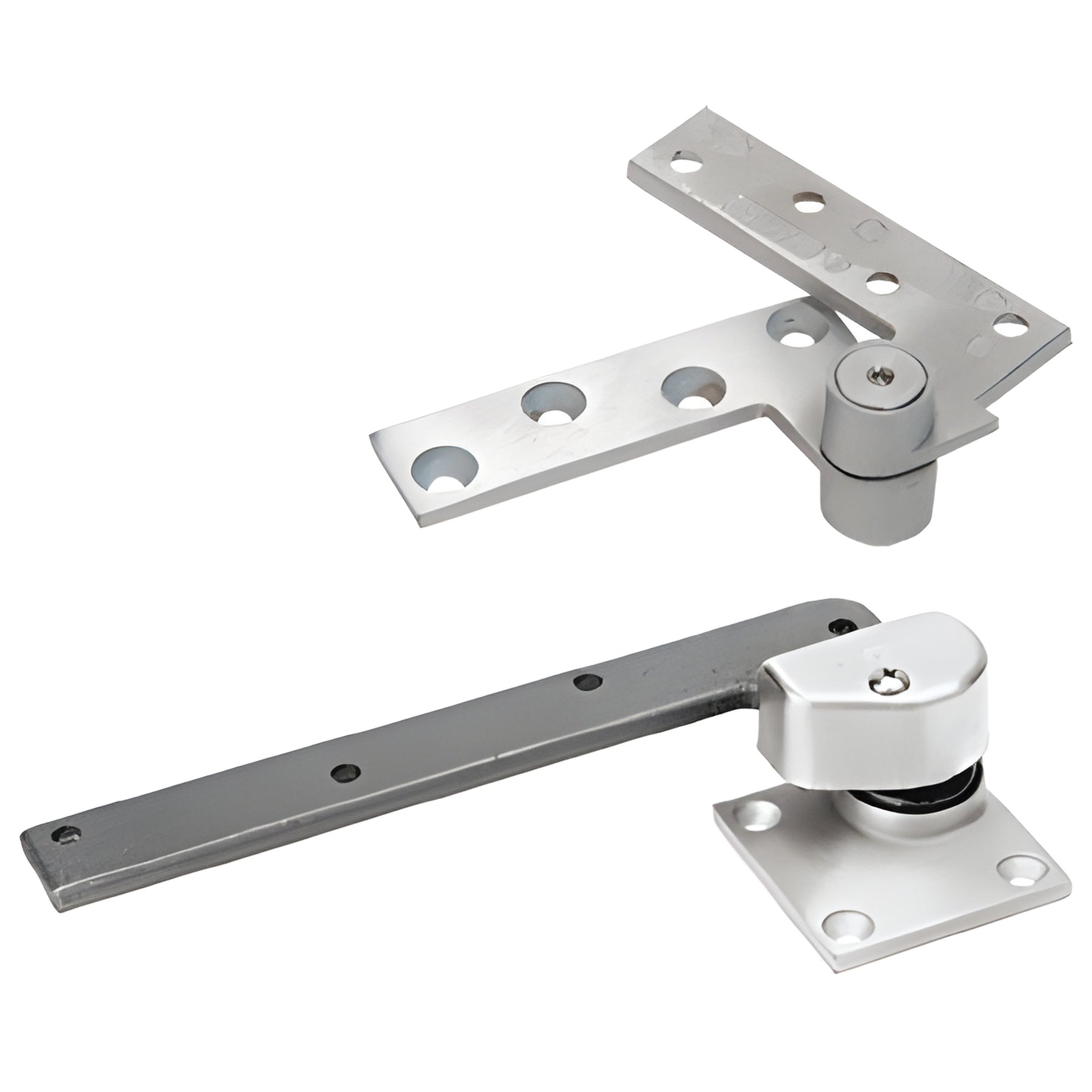Rixson® Satin Chrome Left Hand 3/4" Offset Pivot Set