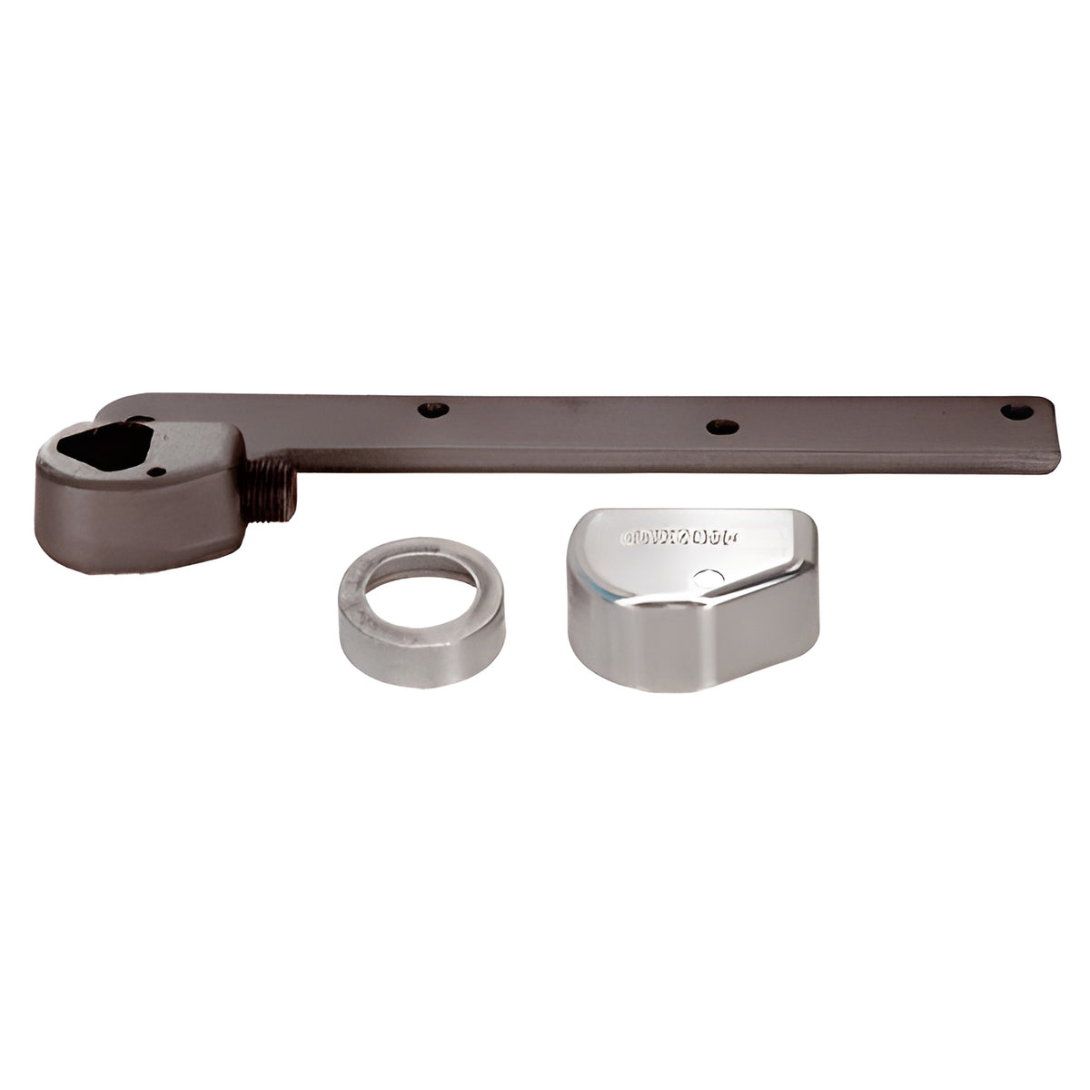 Rixson® Satin Chrome Right Hand 3/4" Offset Bottom Arm