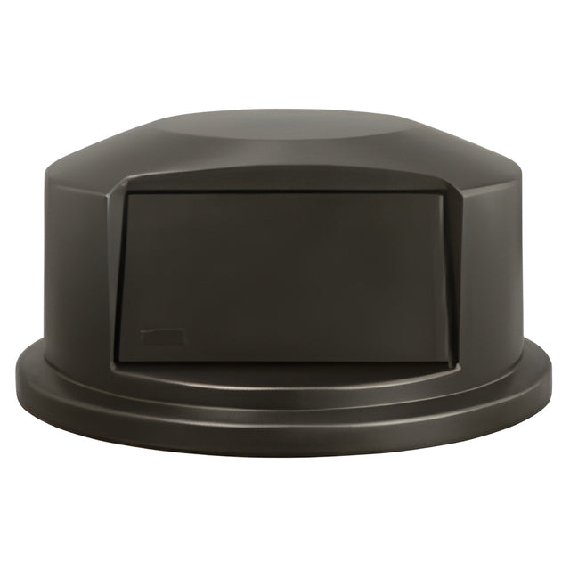 Rubbermaid BRUTE Dome Top Lid, 32 Gal., Black- 1 Ea, 32 Gallon