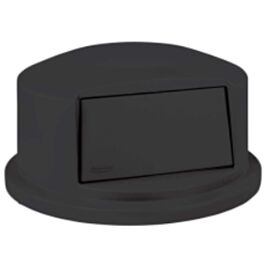 Rubbermaid BRUTE Dome Top Lid, 44 Gal., Black- 1 Ea