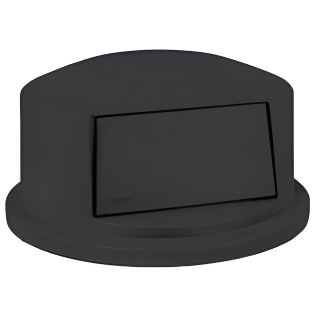 Rubbermaid BRUTE Dome Top Lid, 44 Gal., Black- 1 Ea, 44 Gallon