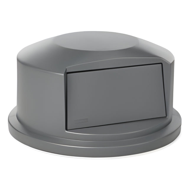 Rubbermaid BRUTE Dome Top Lid, 44 Gal., Grey- 1 Ea, 44 Gallon