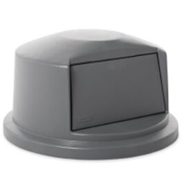 Rubbermaid BRUTE Dome Top Lid, 55 Gal., Grey- 1 Ea