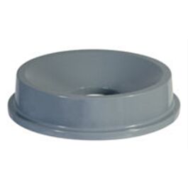 Rubbermaid BRUTE Funnel Top Lid, 32 Gal., Grey- 1 Ea