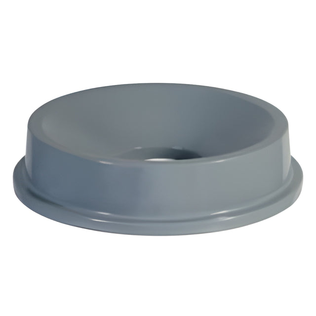 Rubbermaid BRUTE Funnel Top Lid, 32 Gal., Grey- 1 Ea, 32 Gallon