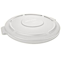 Rubbermaid Brute Container Lid, 55 Gal, White- 1 Each