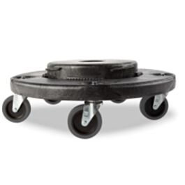 Rubbermaid Brute Quiet Dolly, Black- 1 Ea