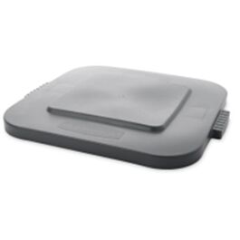 Rubbermaid Brute Square Container Lid, 28Gal., Grey- 1 Ea