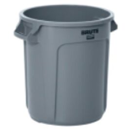 Rubbermaid Brute Vented Container, 10 Gal, Grey- 1 Each