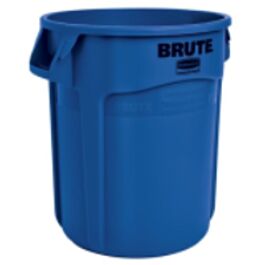 Rubbermaid Brute Vented Container, 20 Gal, Blue- 1 Each