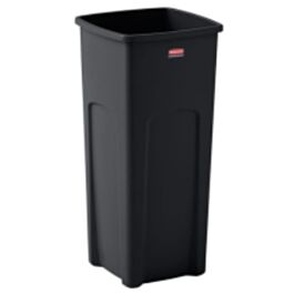 Rubbermaid Universal Square Container, 23 gal. Black- 1 Ea