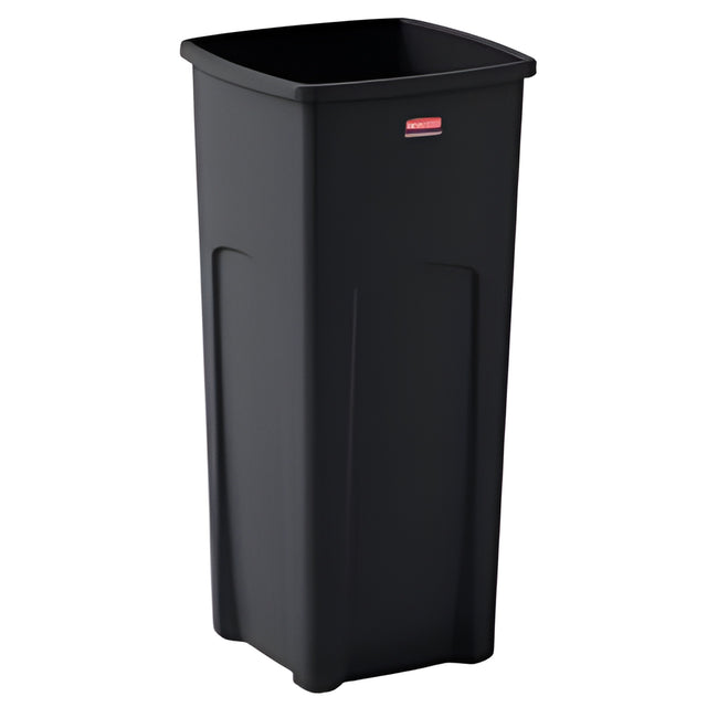 Rubbermaid Universal Square Container, 23 gal. Black- 1 Ea, 23 Gallon