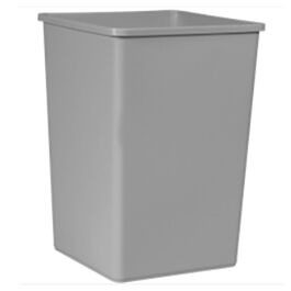 Rubbermaid Universal Square Container, 35 gal. Grey- 1 Ea