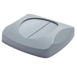 Rubbermaid Universal Square Container Lid, 23 gal. Grey- 1 Ea