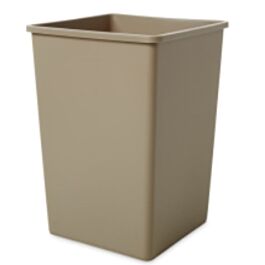 Rubbermaid Universal Square Container Lid, 35 gal. Beige- 1 Ea