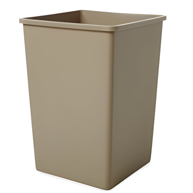 Rubbermaid Universal Square Container Lid, 35 gal. Beige- 1 Ea, 35 Gallon