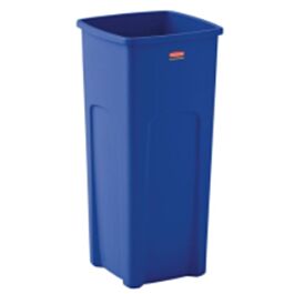 Rubbermaid Universal Square Recycling Container, 23 gal. Blue- 1 Ea