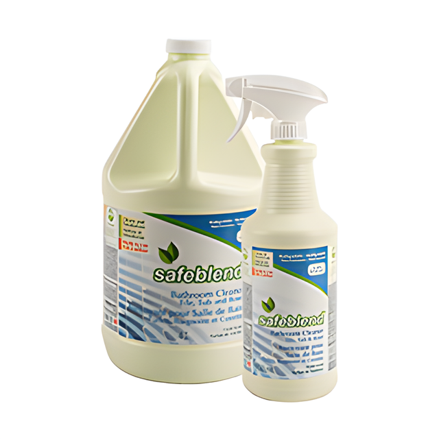 Safeblend Multi Purpose Bathroom Cleaner, Ready To Use, Fresh Scent – 950mL x 4 Bottles / Case