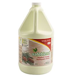 Safeblend Neutral Floor Cleaner, Pine Oil- 4L x 4 Bottles / Case