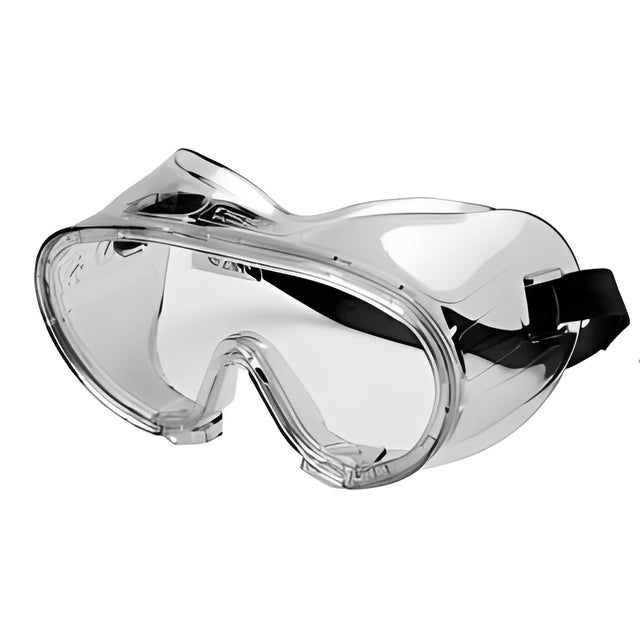 Safety Goggles, Clear Anti-Fog Ventless Frame – 36/Box