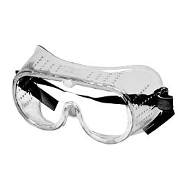 Safety Goggles, Clear Perforated Frame- Sold by Box of 36
