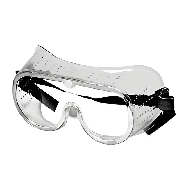 Safety Goggles, Clear Perforated Frame – 36/Box